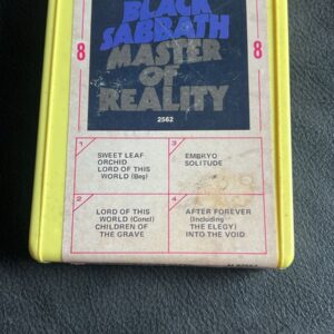 Black Sabbath - Master of Reality - Track 8 k7 Tape USA